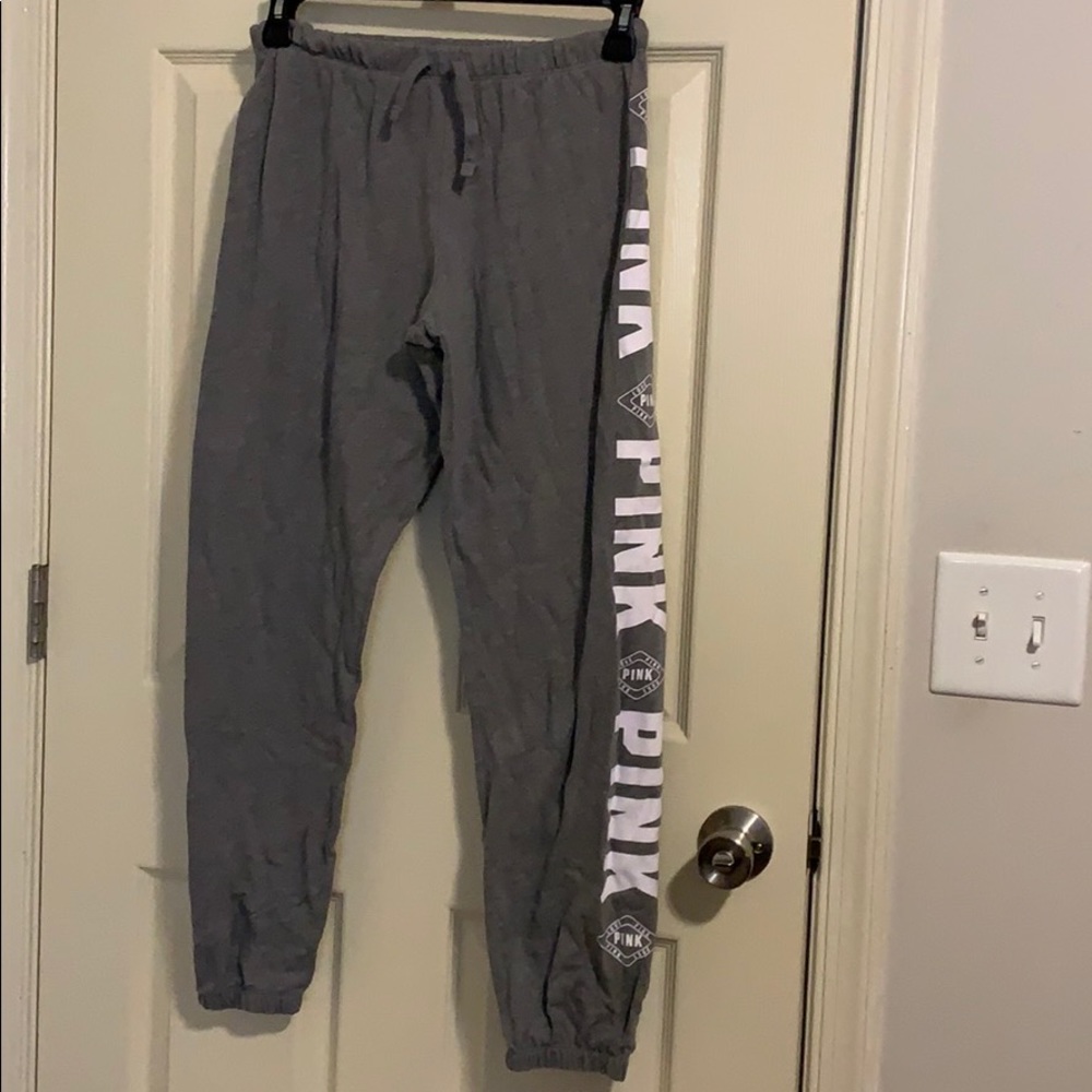 Pink sweatpants